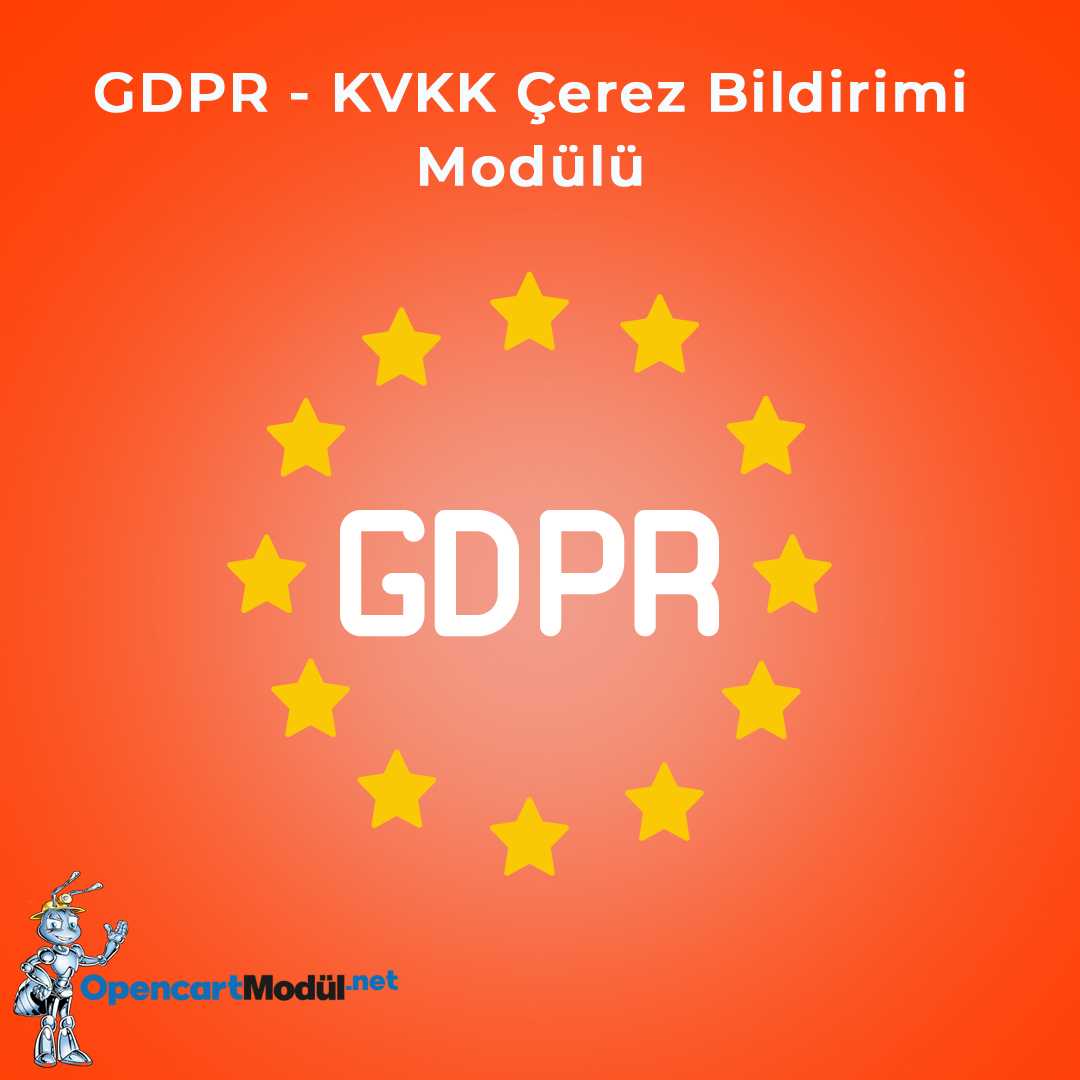 GDPR - KVKK Çerez Bildirimi Modülü