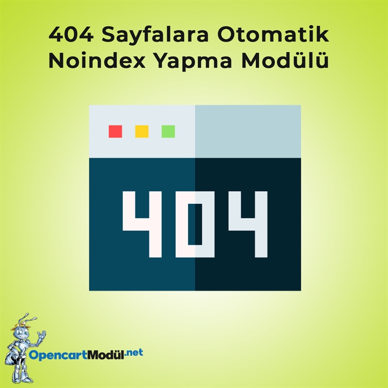 404 Sayfalara Otomatik Noindex Yapma Modülü